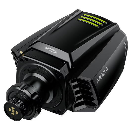 MOZA R16 V2 Direct Drive Wheel Base, 16Nm Peak Torque, 21-Bit Magnetic Encoder, PC Sim Racing, Aviation Grade Aluminum, Black, Professional DD Base | RS084 Games Corner 