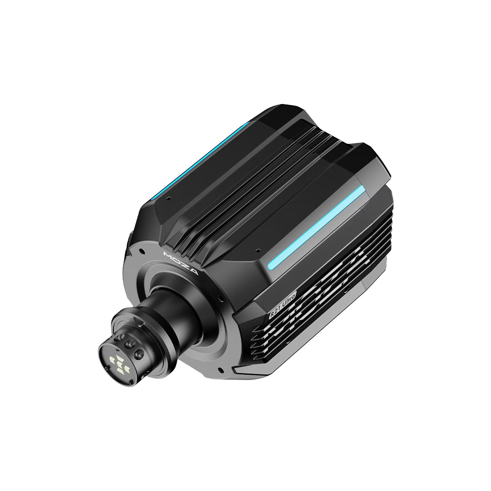 MOZA R21 Ultra Direct Drive Wheel Base, 21 N·m Sustained Torque, 21-bit Magnetic Encoder, PC Professional Sim Racing Base, Dual RGB Light Strips | RS090