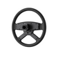 MOZA Racing RS060 TSW Truck Steering Wheel, RGB buttons and LED lights, 400mm Microfiber Leather Rim | RS060