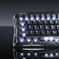 GravaStar Mercury V60 Pro Special Edition Gaming Keyboard, Magnetic Hall Effect Switches, 8kHz Polling, 0.125ms Latency, Aluminum Build, Cyber Frost Black | V60 Pro