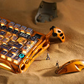 GravaStar Mercury K1 Pro Special Edition 75% Mechanical Keyboard, Battle-Worn Yellow, Tri-Mode Wireless, Aluminum Alloy, Hand-Painted | GS K1 PRO_YLM