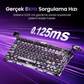 GravaStar Mercury V75 Pro Gaming Keyboard, Special Edition, 75% Layout, Jade Gaming Switch, 8kHz Polling Rate, Semi-Aluminum Construction, Dynamic Rapid Trigger, Iron Purple