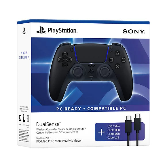 DualSense® Wireless Controller - Midnight Black & USB Cable