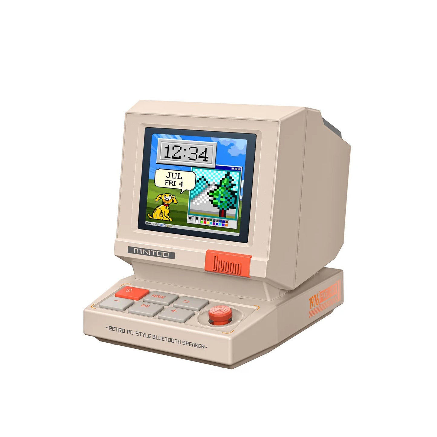 Divoom MiniToo Retro Pixel Bluetooth Speaker A retro pixel speaker