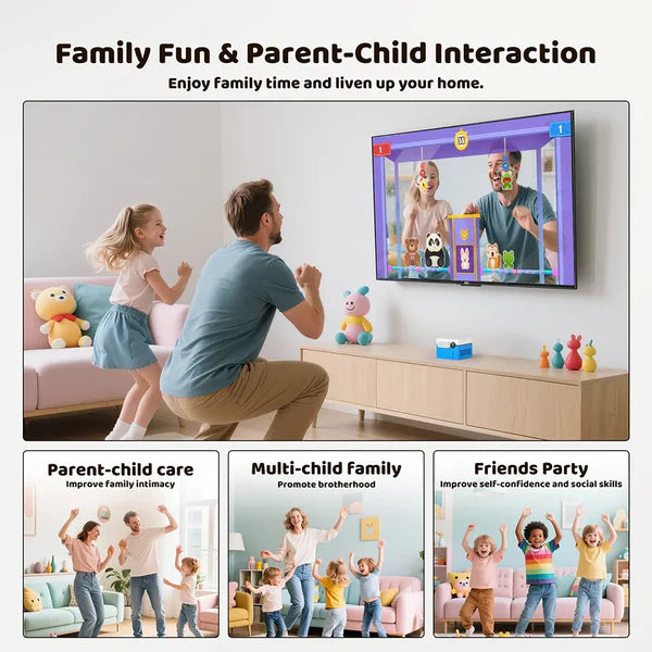 KINHANK Motion X - The Motion Gaming Console for the Whole Family-Red