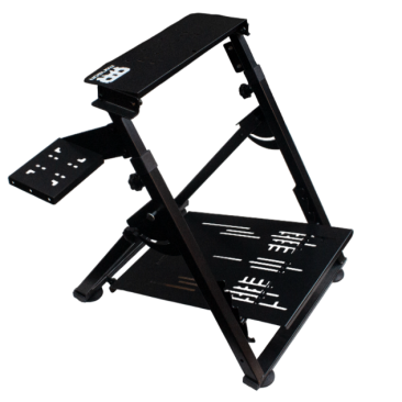 Gaming Wheel Stand for Racing Simulators – Adjustable Steering Wheel Stand with Pedal Mount & Shifter Support-SIM-RLSTA-01