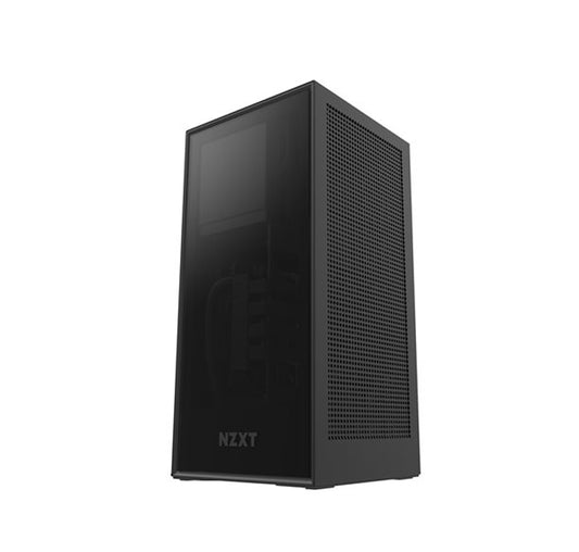 NZXT H1 Tempered Glass Mini ITX Case Including Pre Installed 140mm AIO Liquid Cooler + 650W SFX-L 80Plus Gold PCI Express x16 SGCC Steel and Tempered Glass Black - CA-H16WR-B1-UK