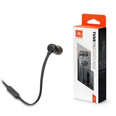 JBL TUNE 110 Wired Earphones,black,LH0031-FL0598679
