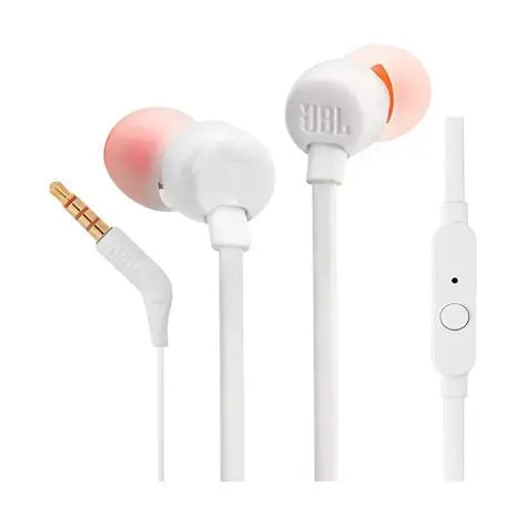 JBL TUNE 110 Wired Earphones,white,KT0053-CK3913492