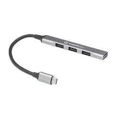 Go Des Multifunction USB-C To Docking Station Grey 4 IN 1 , GD-UC702S