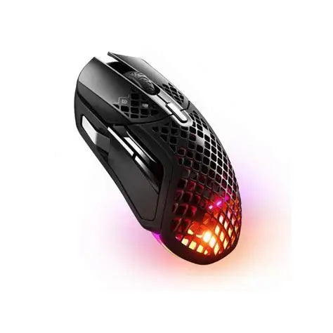 SteelSeries Aerox 5 Wireless RGB Optical Gaming Mouse With 9 Programmable Buttons -Black