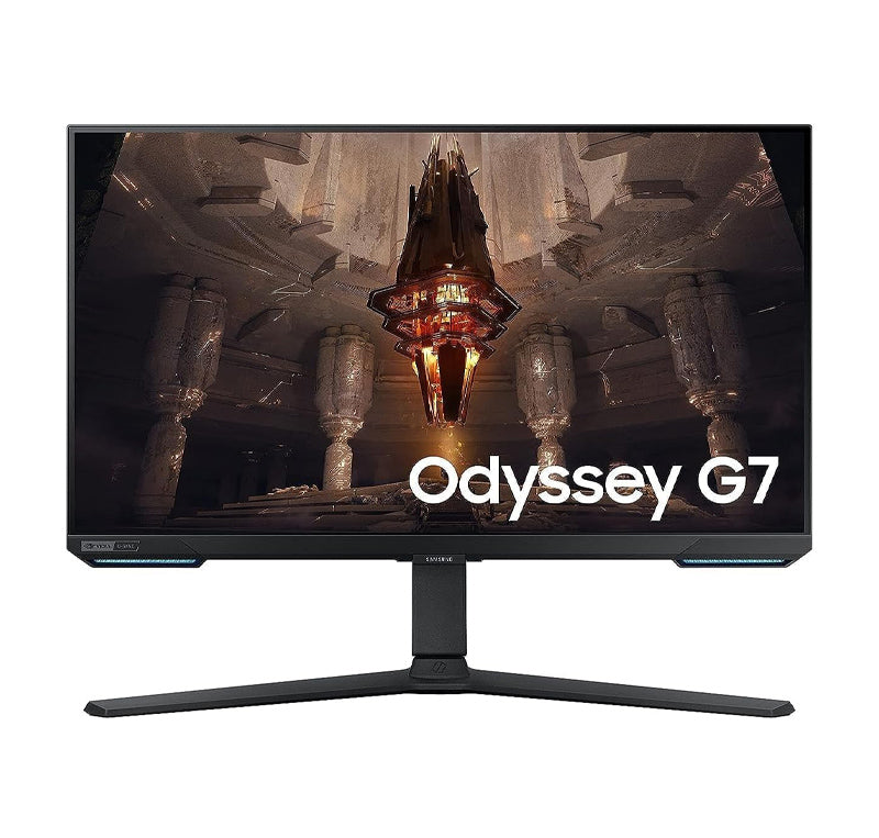 SAMSUNG 32'' Odyssey G7 BG702, 4K UHD Gaming Monitor with Smart TV Experience, 144hz Refresh Rate & 1ms Response Time, Gaming Hub, G-Sync Compatible - LS32BG702EMXUE