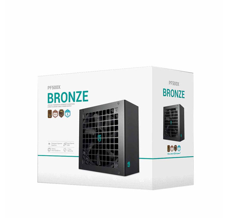 DeepCool PF500X 500W 80 PLUS Bronze ATX Power Supply