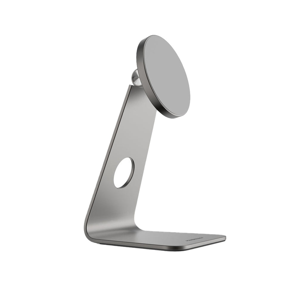 Powerology Desktop Acute Magsafe Phone Stand with 17*N52 Magnets - Dark Grey