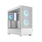 FRACTAL DESIGN POP AIR RGB WHITE TG ATX HIGH-AIRFLOW CLEAR TEMPERED GLASS WINDOW MID TOWER COMPUTER CASE - FD-C-POR1A-01