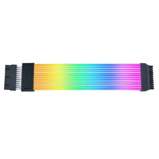 Lian Li Strimer Wireless 24 Pin with Controller (PW24-1W-T) - Addressable RGB Power Extension Cable - 2.4 GHz Wireless Control
