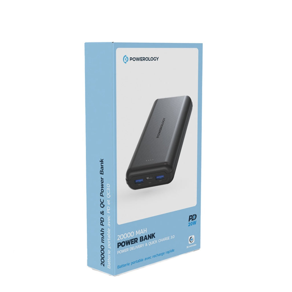 Powerology 20000mAh PD & QC Power Bank