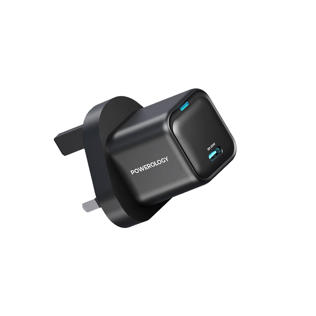Powerology Ultra-Compact GaN Charger - Black