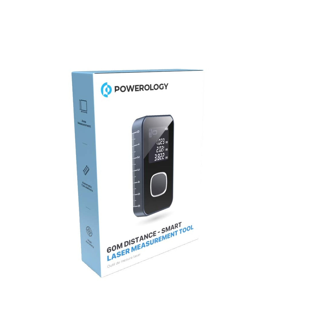 Powerology 60M Powerful Laser Rangefinder - Blue, P60PLRFBU