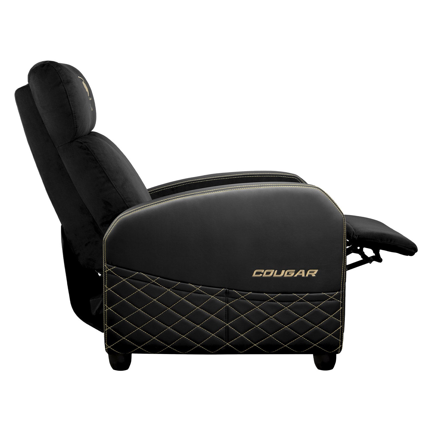 COUGAR Ranger Elite Gold Gaming Sofa, Plush Velvet Upholstery, Side ...