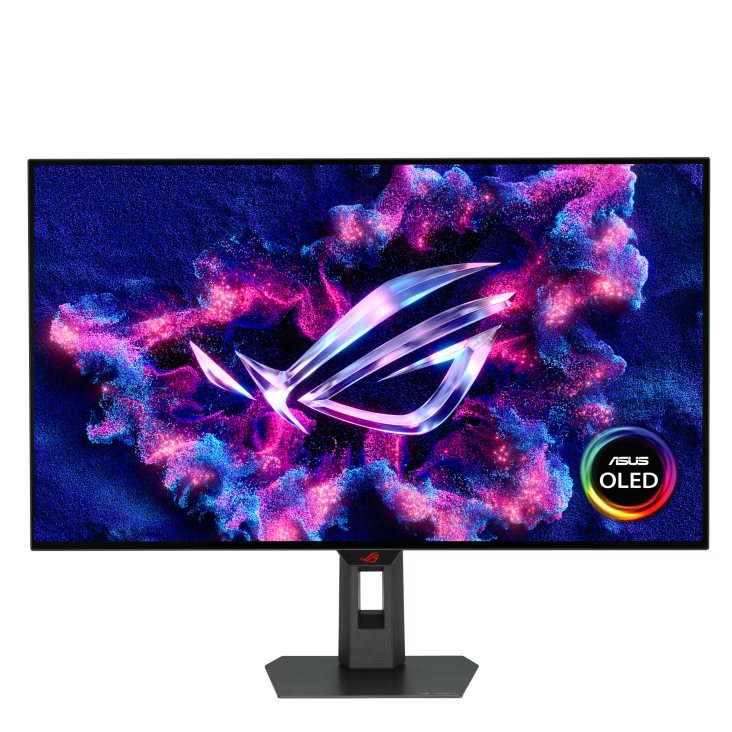 ASUS ROG Strix OLED XG32UCWG 32 inch 4K UHD Gaming Monitor, Dual Mode (4K at 165 Hz FHD at 330 Hz), 0.03ms, Sync-Tech, HDR 400 TB, QD-OLED, 16:9, 3840x2160, DP, HDMI, 15W USB-C, USB Hub, Auto KVM | 90LM0BX0-B01371