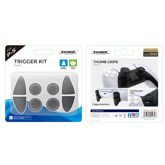 Dobe TP5-0513 Trigger Kit for PlayStation 5 (PS5) - Black