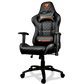 Cougar Armour One Gaming Chair with Reclining and Height Adjustment, Black