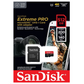Sandisk 512gb extreme pro microsdxc + rescue deluxe 170mb/s a2 c10 v30 uhs-i u4