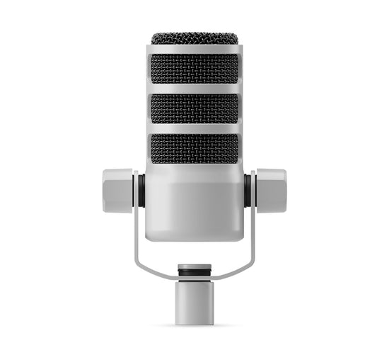Rode PodMic Cardioid Dynamic Broadcast Microphone - White