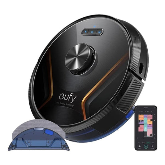 Roll over image to zoom in EUFY Eufy RoboVac X8 Hybrid Robotic Vacuum Cleaner Black T2261K11