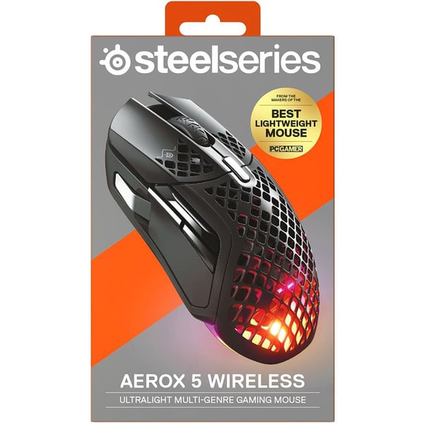 Steelseries Aerox 5 RGB Wireless Gaming Mouse Black-GC