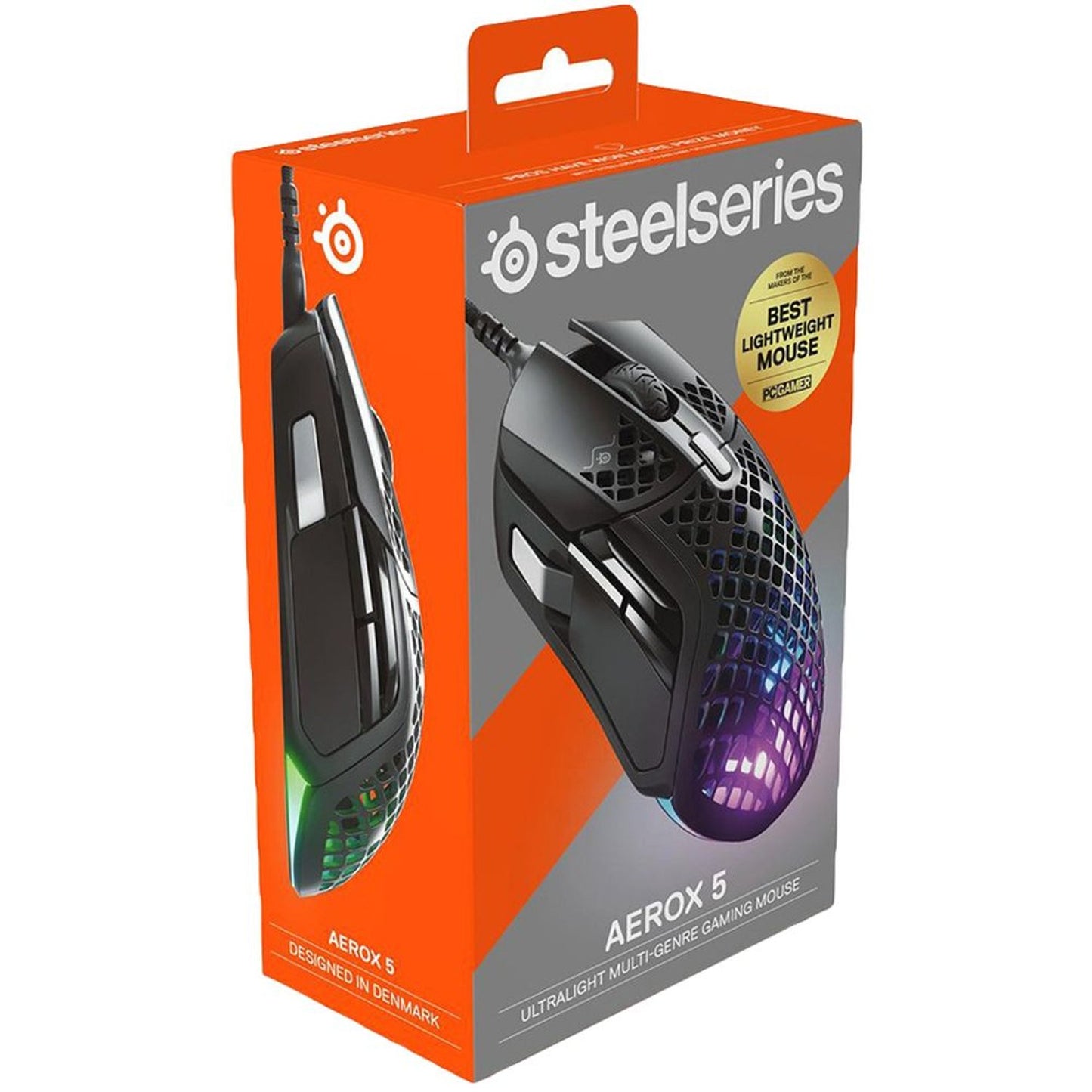 Steelseries Aerox 5 RGB Wired Gaming Mouse,Black-GC