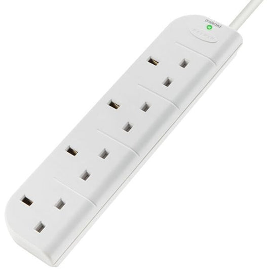 Belkin F9E400UK1M SurgeStrip E-Series 4 Socket Extension