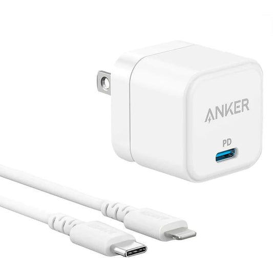 Anker Powerport III 20W 1C PD bundle with 3ft C-L Cable White, B2149K21