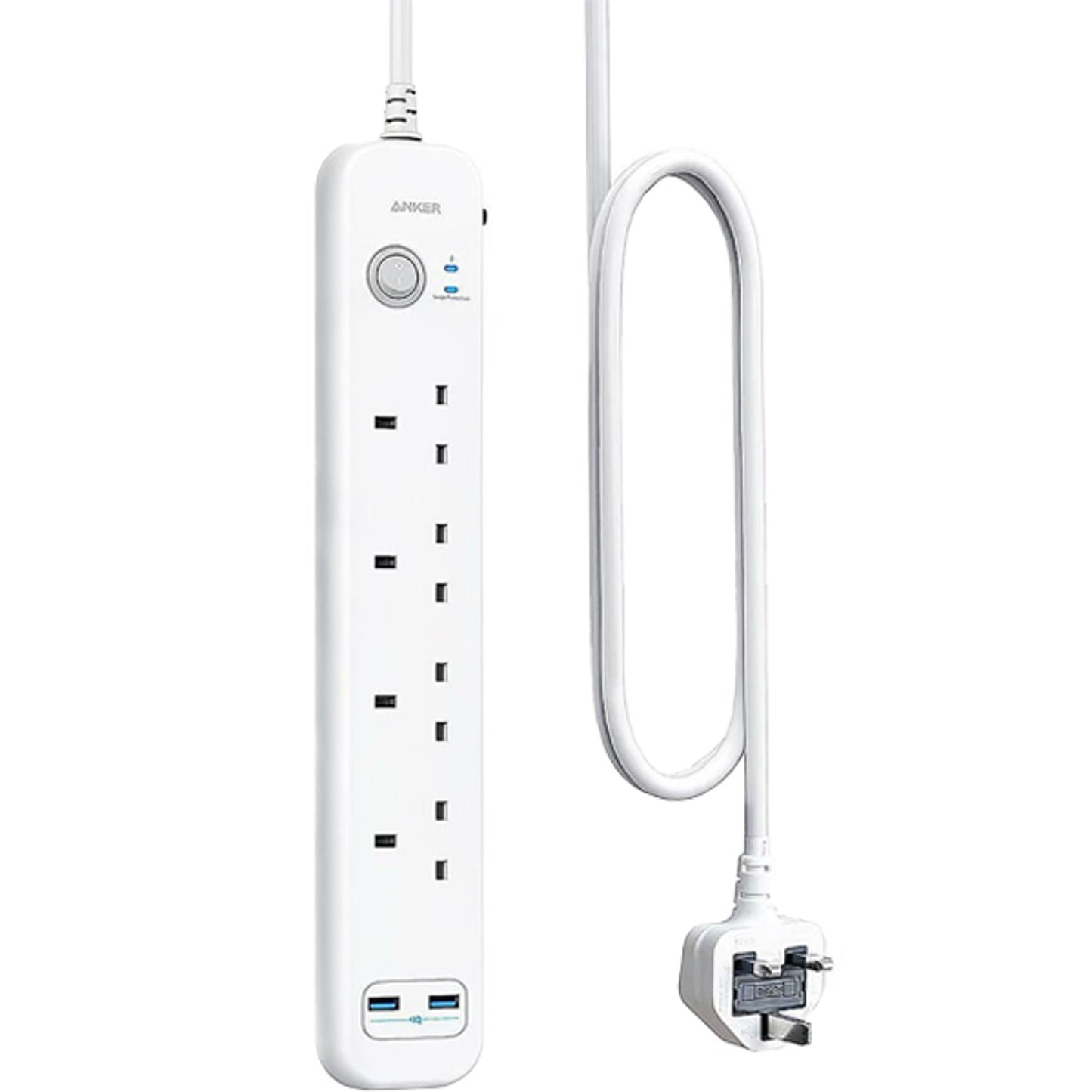 Anker Powerextend 4 Outlets 2 Ports 2A White A9142K21