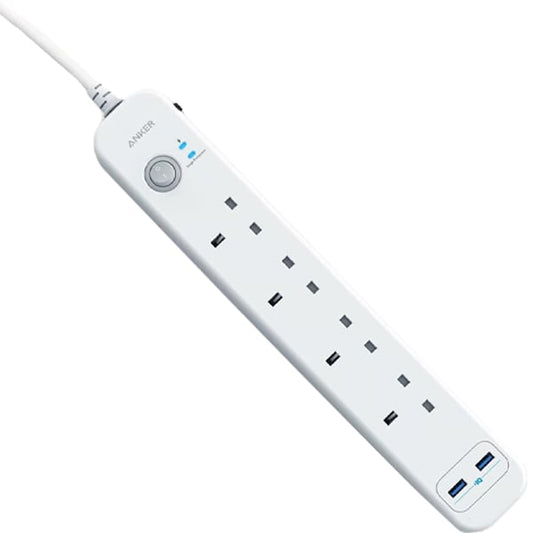 Anker Powerextend 4 Outlets 2 Ports 2A White A9142K21