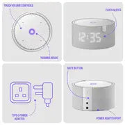 Yango Yasmina Mini AI Enabled Smart Bluetooth Speaker – Grey