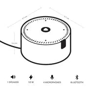 Yango Yasmina Mini AI Enabled Smart Bluetooth Speaker – Grey