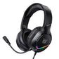 ONIKUMA X31 Wired Headphone with RGB Colorful Lighting Surround Sound Over-Ear Wired Headset Gamer for PC Gaming Xbox.