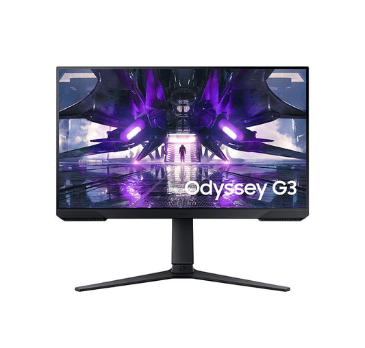SAMSUNG ODYSSEY G3 24'' FLAT VA GAMING MONITOR, FHD, 165HZ REFRESH RATE, 1MS RESPONSE TIME, AMD FREESYNC, HEIGHT ADJUSTABLE STAND, 16:9 ASPECT RATIO, 72% COLOR GAMUT, DP, HDMI, BLACK - LS24AG320NMXUE