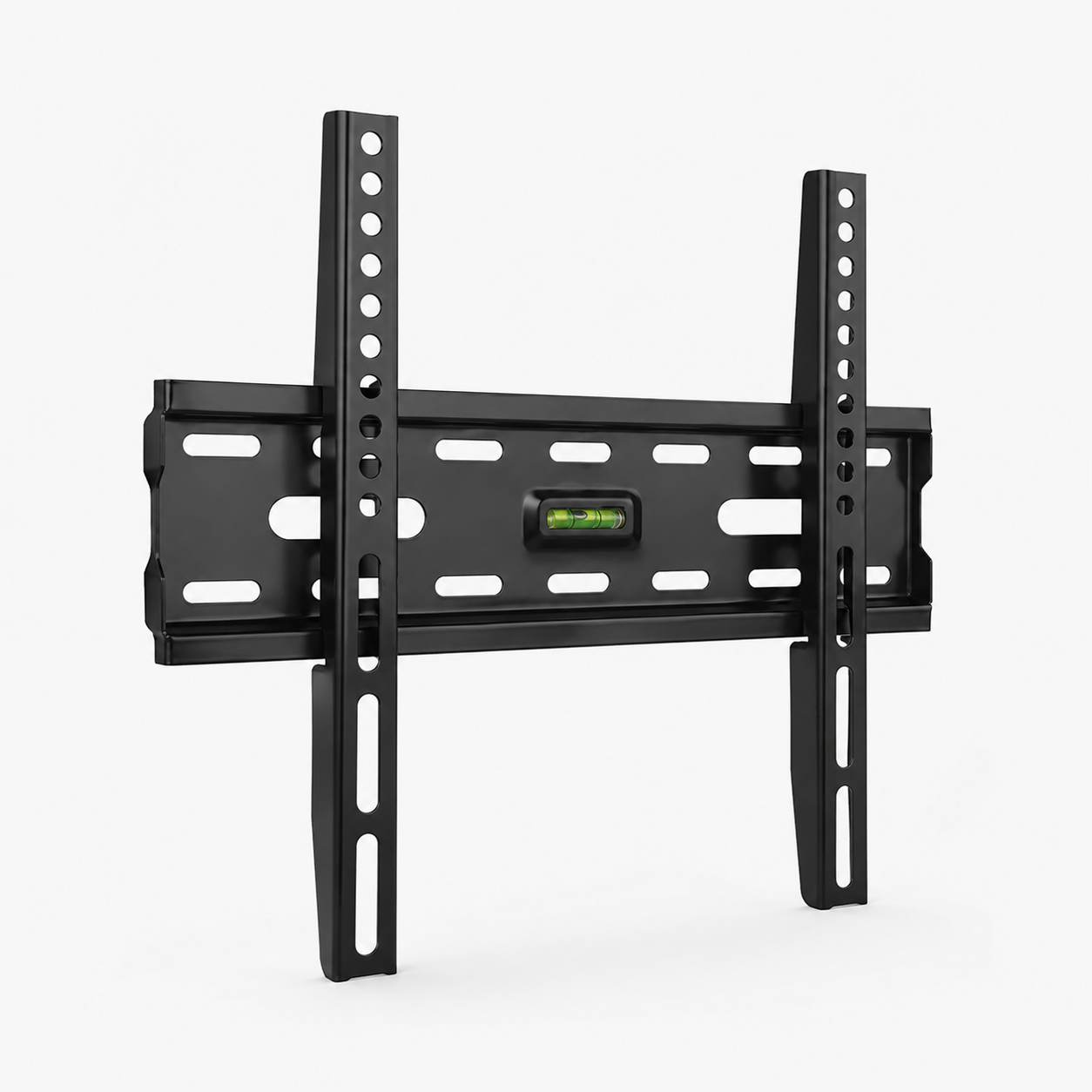 Skill Tech SH 20F Fixed TV Wall Mount Bracket for 12–43 Inch TVs | Heavy-Duty Steel, Detachable Panel, Supports Up to 45kg, Black