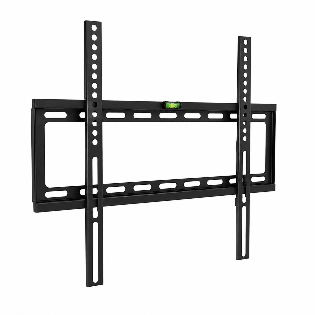 Skill Tech SH 45F Economy Fixed TV Wall Mount Bracket for Up to 70 Inch TVs | Heavy-Duty Steel, Slim Design, Easy Installation, Black