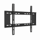 Skill Tech SH 64F Economy Fixed TV Wall Mount Bracket for Large LED, LCD & Smart TVs | Heavy-Duty Steel, Slim Design, Black