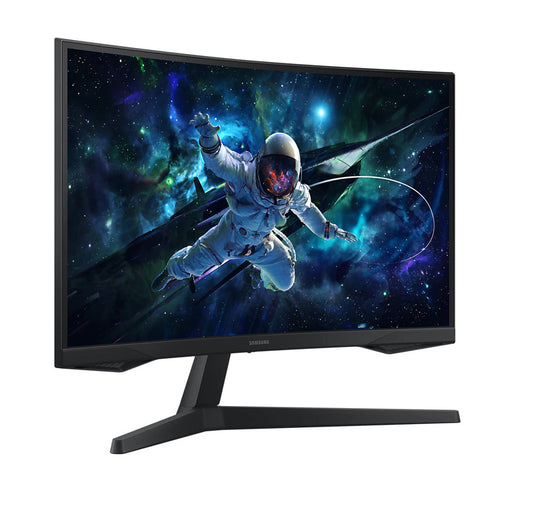 Samsung Odyssey G5 G55C Curved Monitor, 27" QHD VA Display, 165Hz Refresh Rate, 1ms (MPRT) Response Time, 1000R Curvature, AMD FreeSync Technology, Black | LS27CG552EMXUE