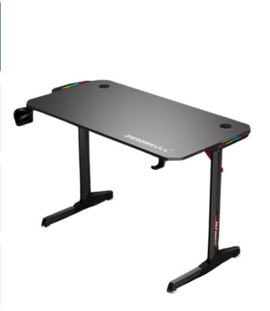 Dead Skull PC Computer Gaming Desk Table with RGB LED Lights