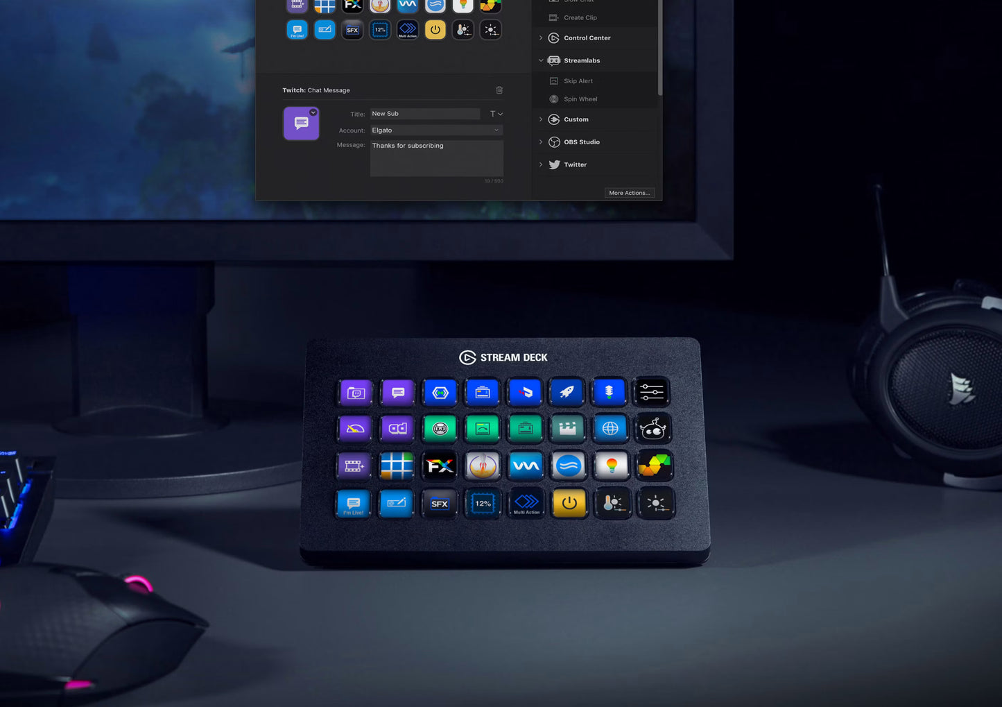 Elgato Stream Deck XL Expanded 32-Key Control Surface