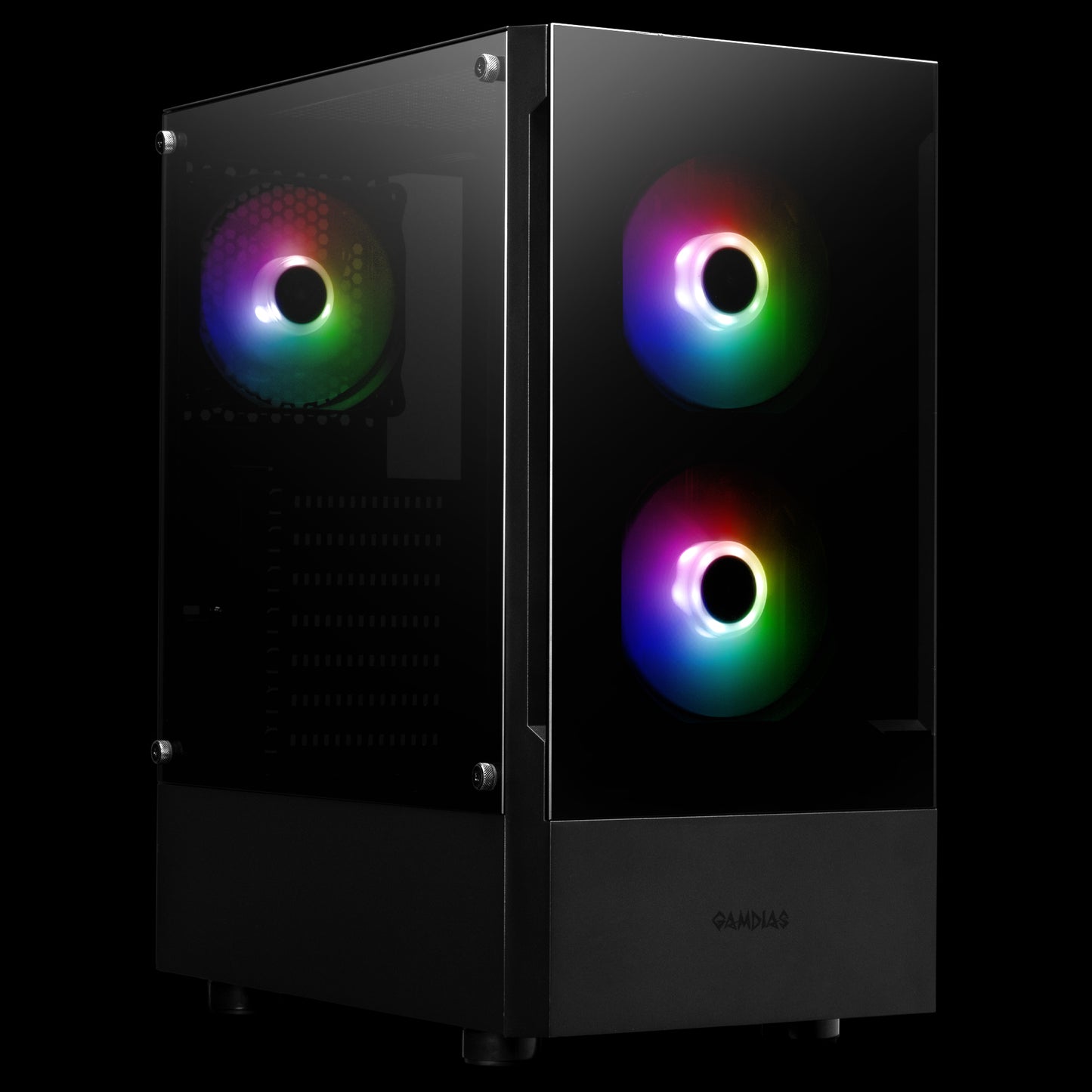 GAMDIAS TALOS E3 MESH RGB ATX Mid Tower PC Case-Black