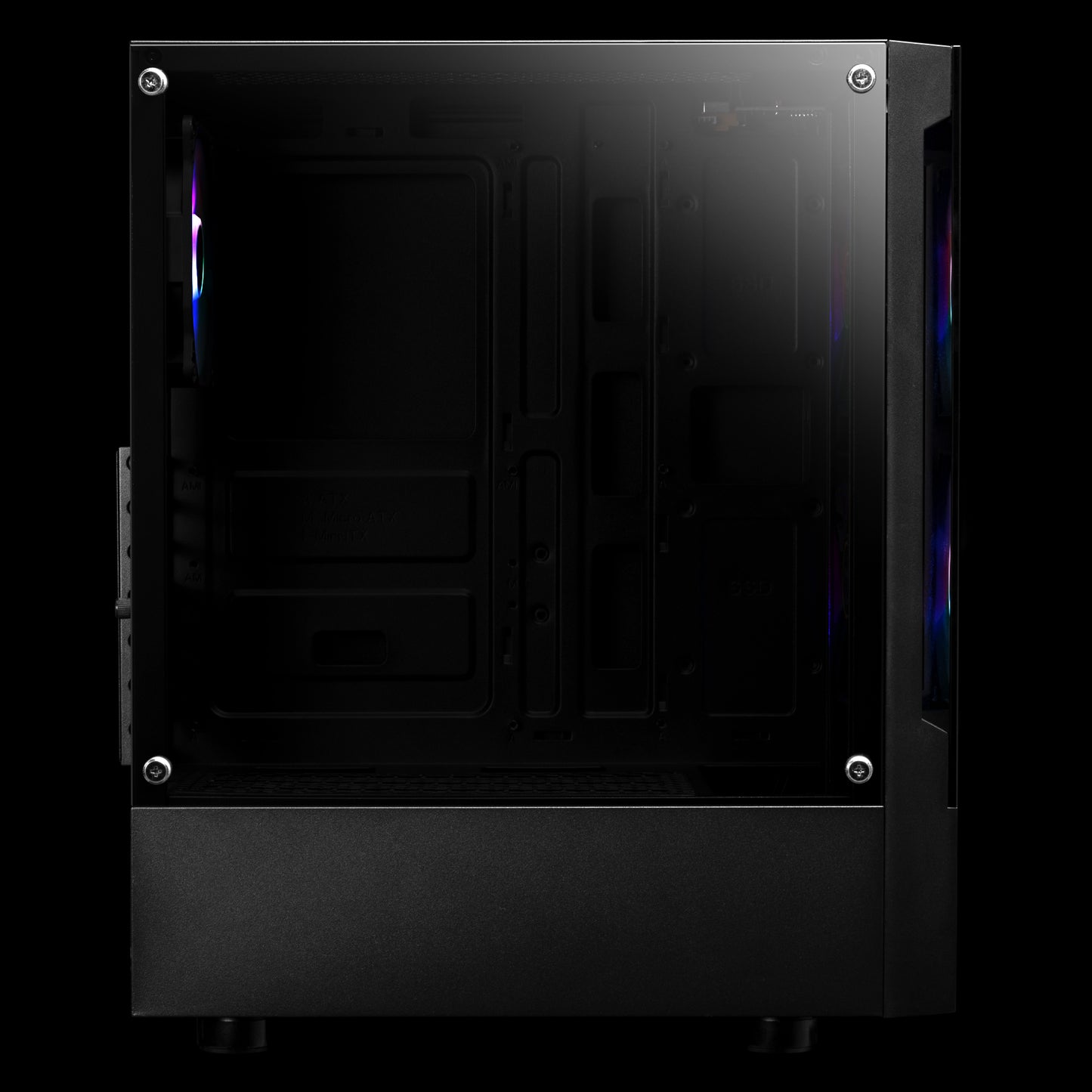 GAMDIAS TALOS E3 MESH RGB ATX Mid Tower PC Case-Black