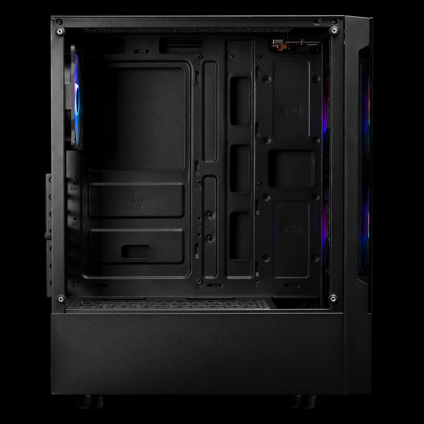 GAMDIAS TALOS E3 MESH RGB ATX Mid Tower PC Case-Black