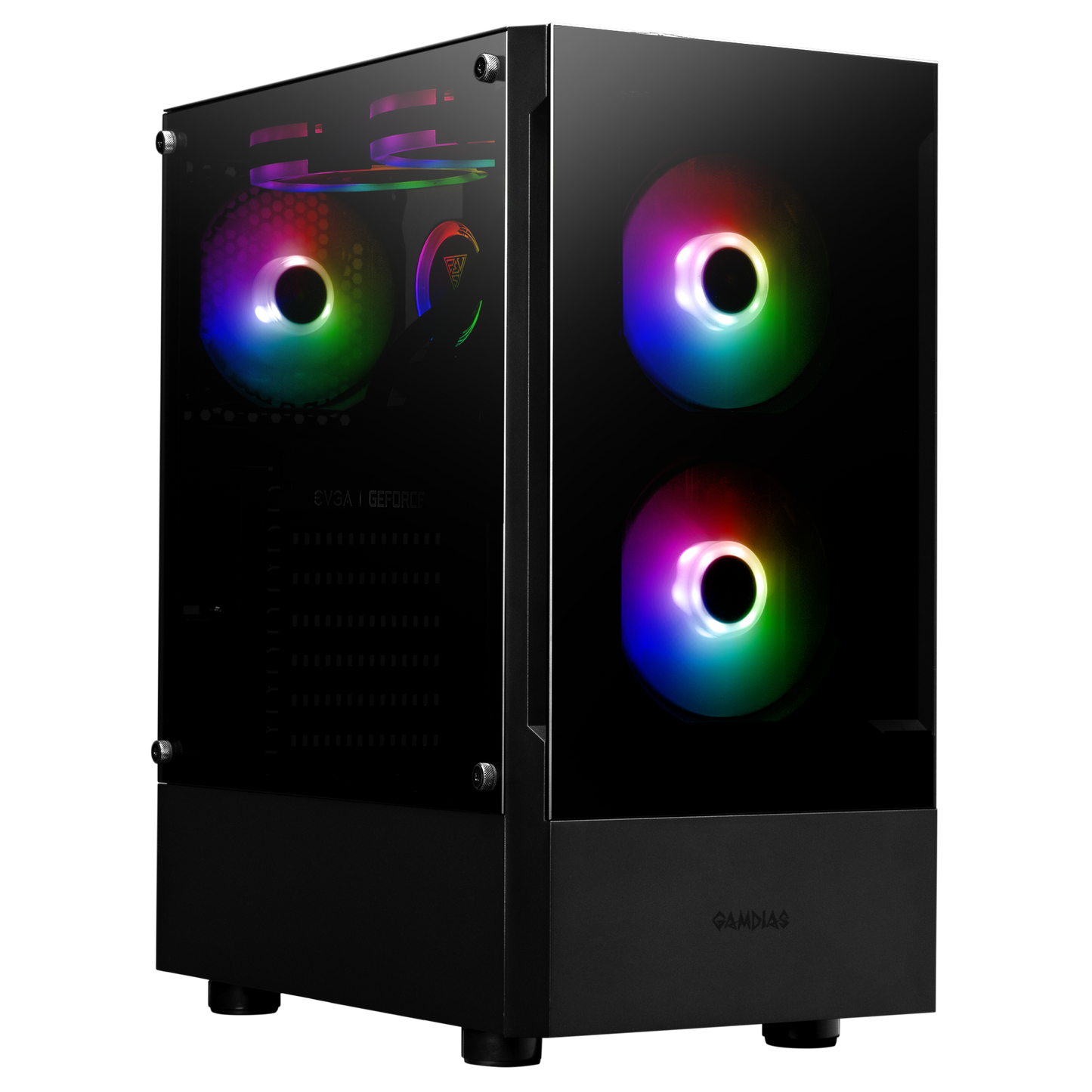 GAMDIAS TALOS E3 MESH RGB ATX Mid Tower PC Case-Black